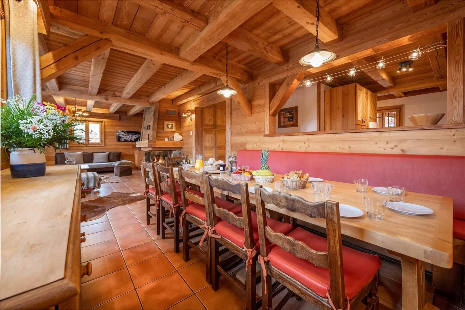Chalet Marmotte-Living room