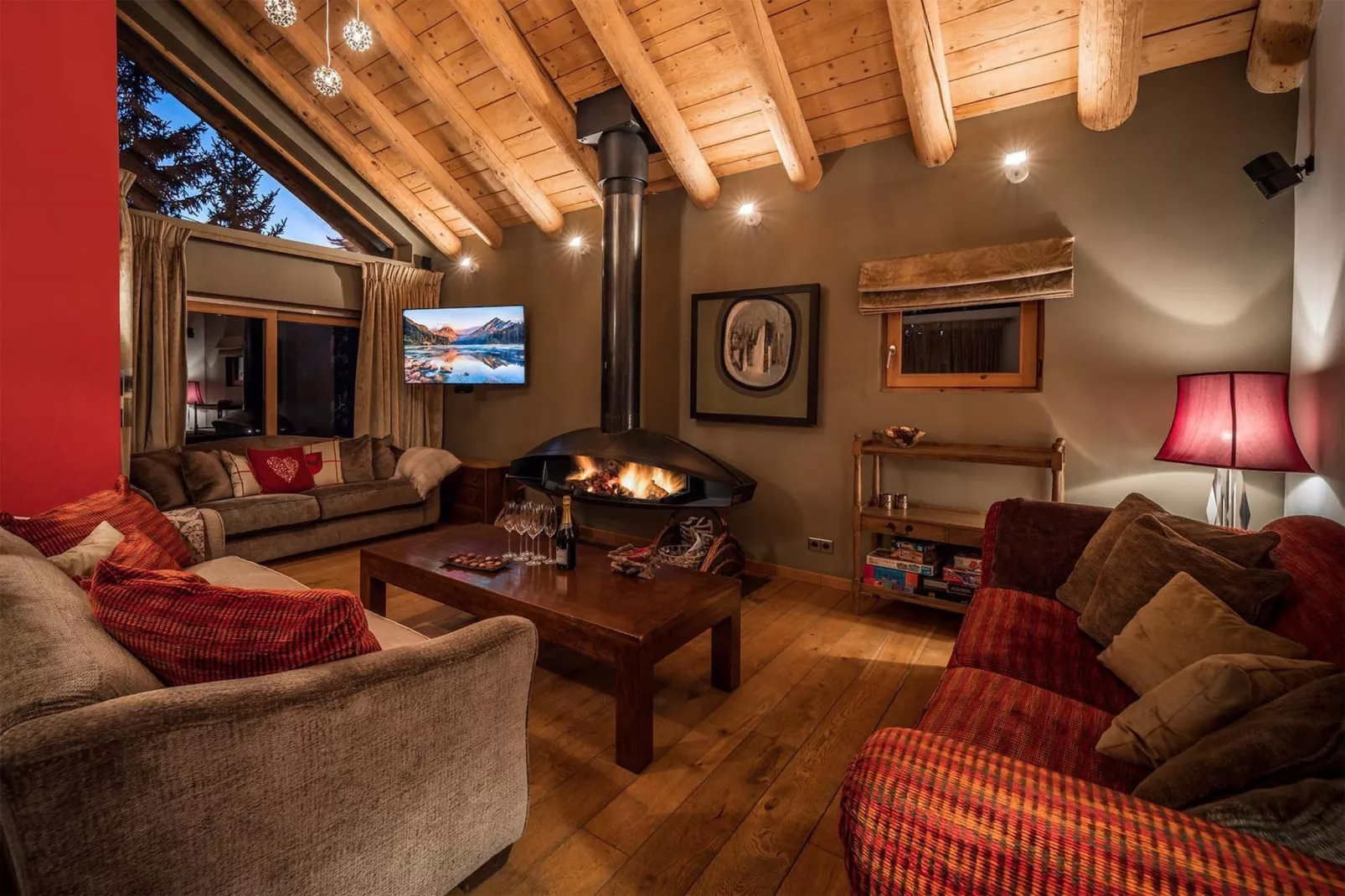 Chalet Arolla-Wohnzimmer