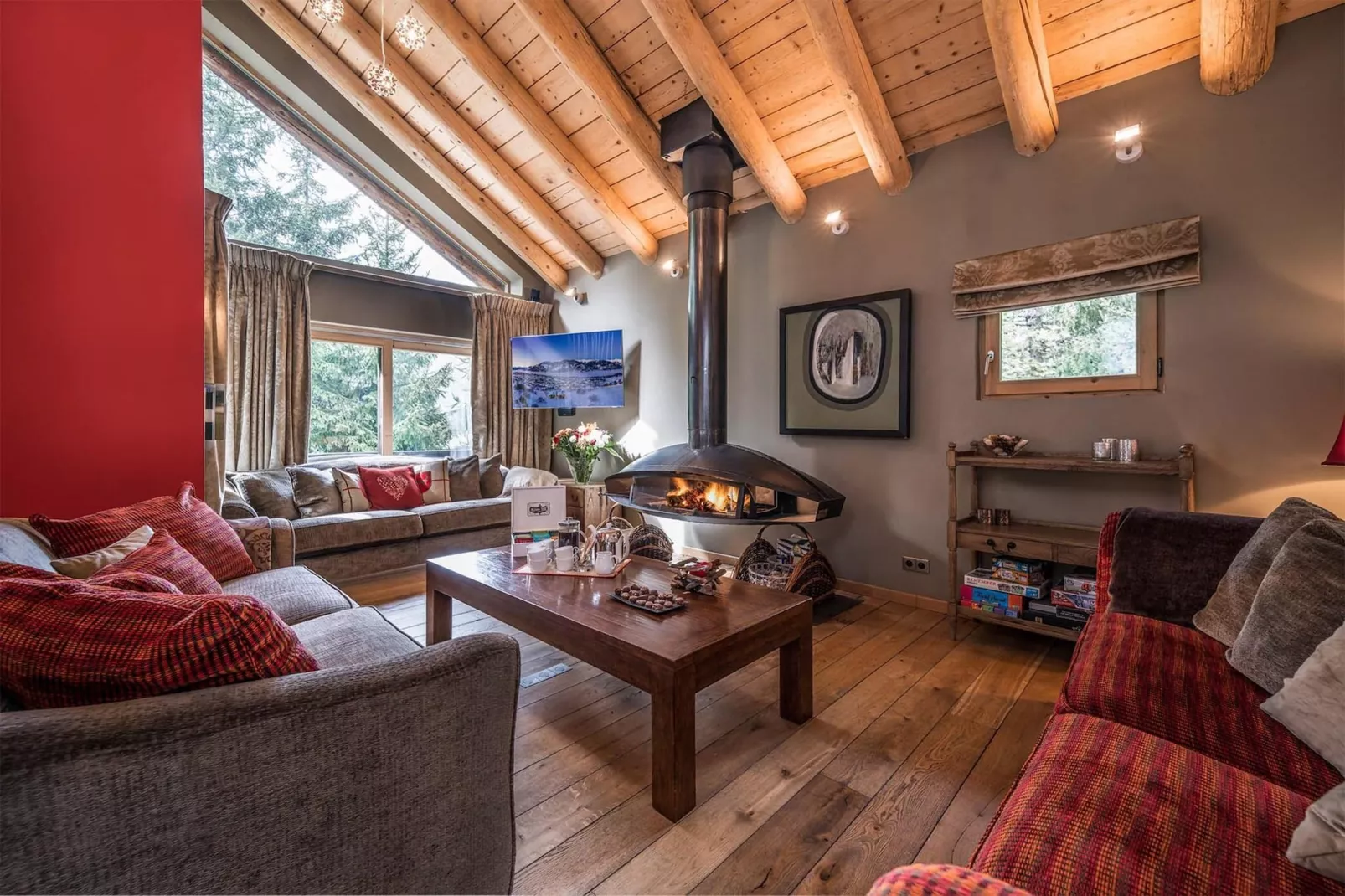 Chalet Arolla-Wohnzimmer