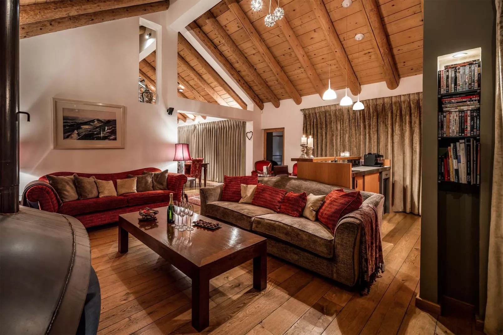Chalet Arolla-Wohnzimmer