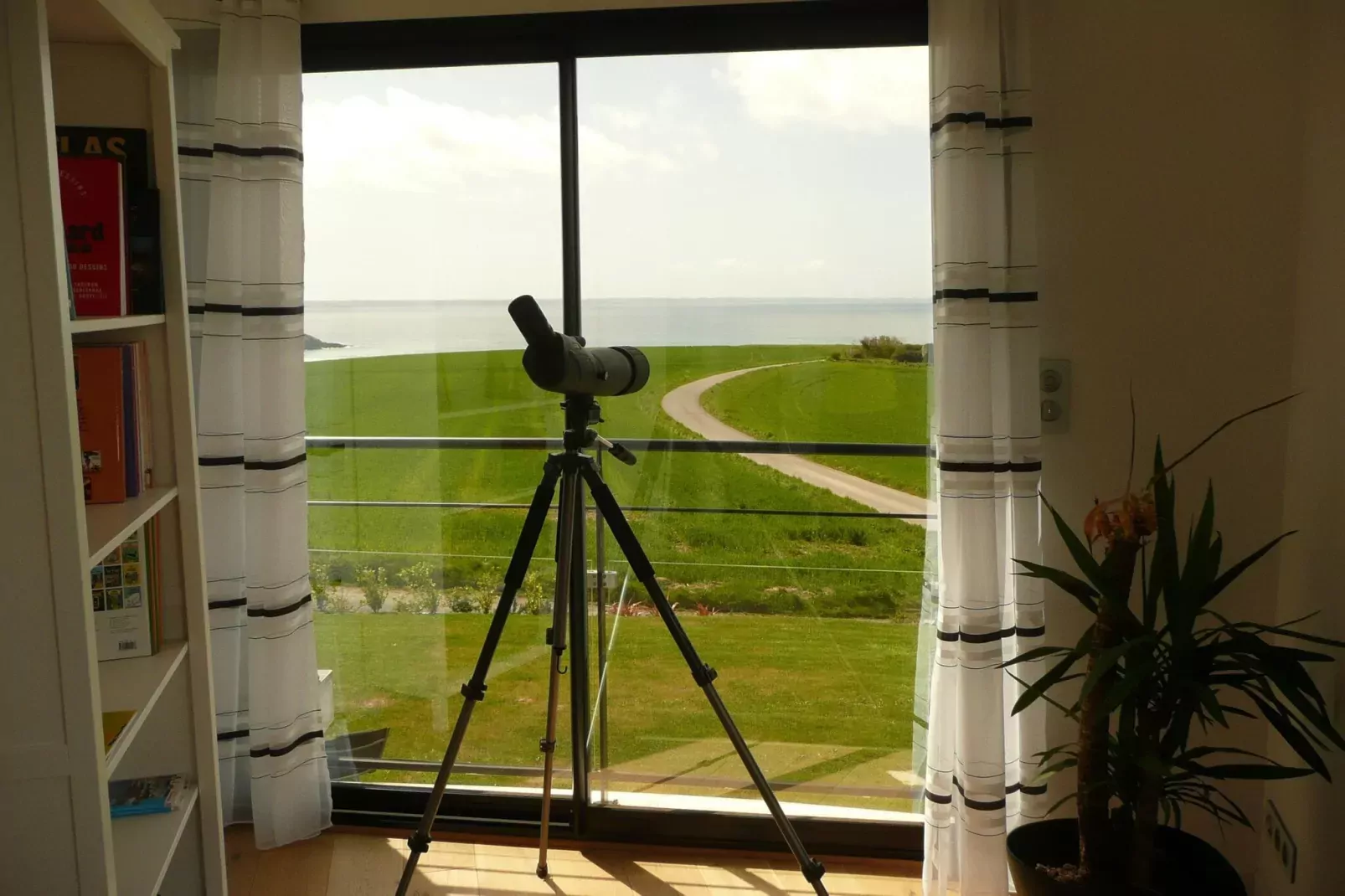 Premium-Ferienvilla mit Jacuzzi 180° Panorama-Meerblick Telgruc-sur-Mer-View summer