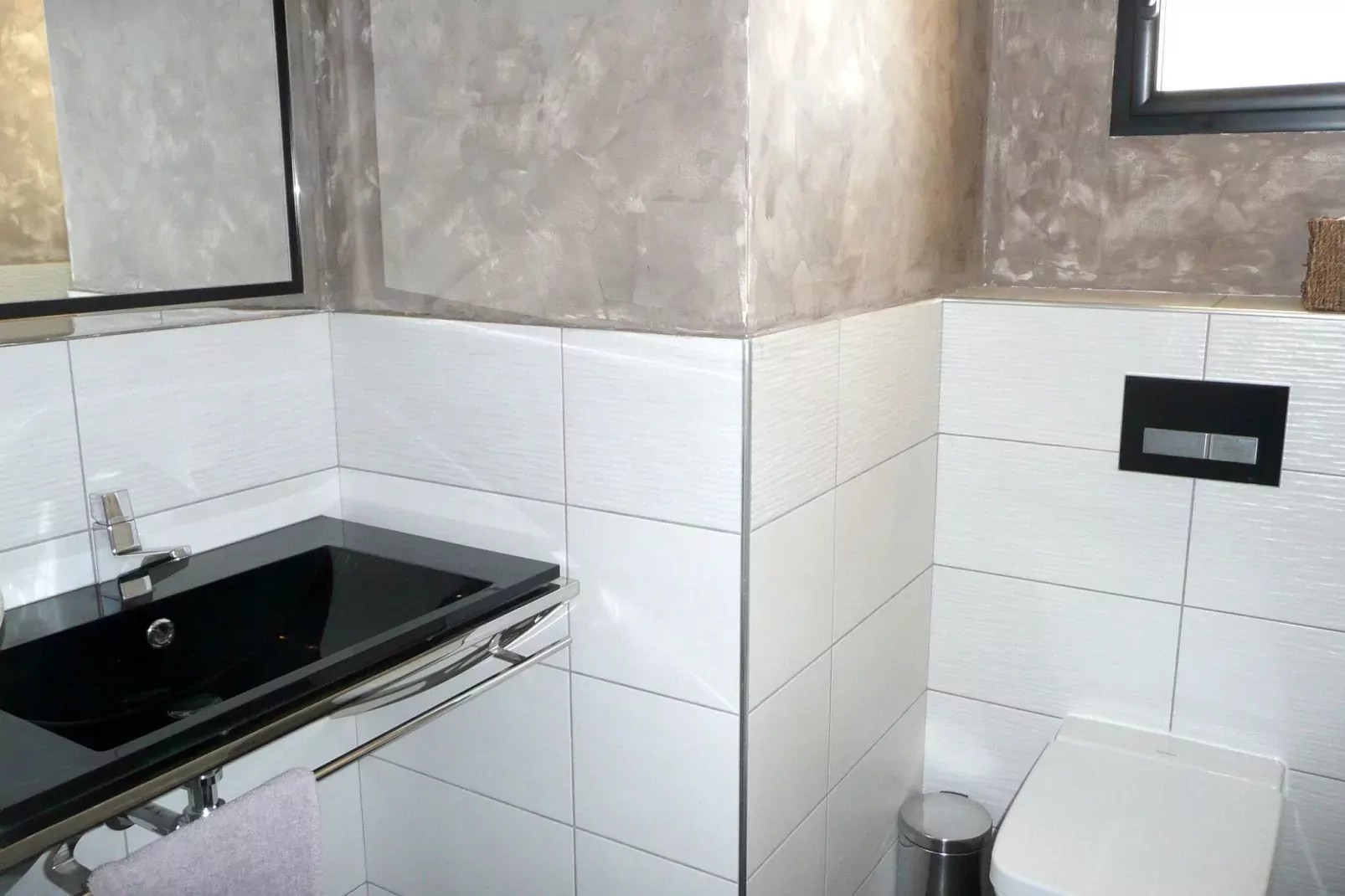 Premium-Ferienvilla mit Jacuzzi 180° Panorama-Meerblick Telgruc-sur-Mer-Bathroom