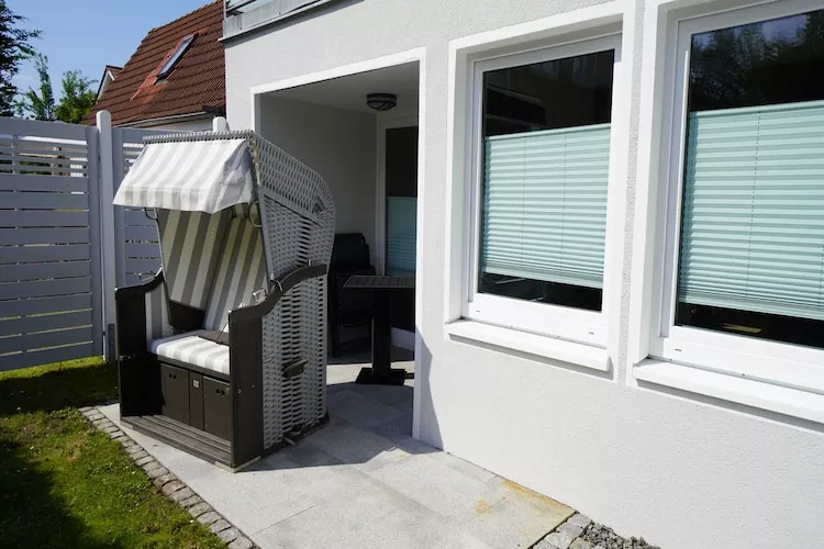 Studio in Wyk auf Föhr - LaMer Whg 2-Terrace balcony