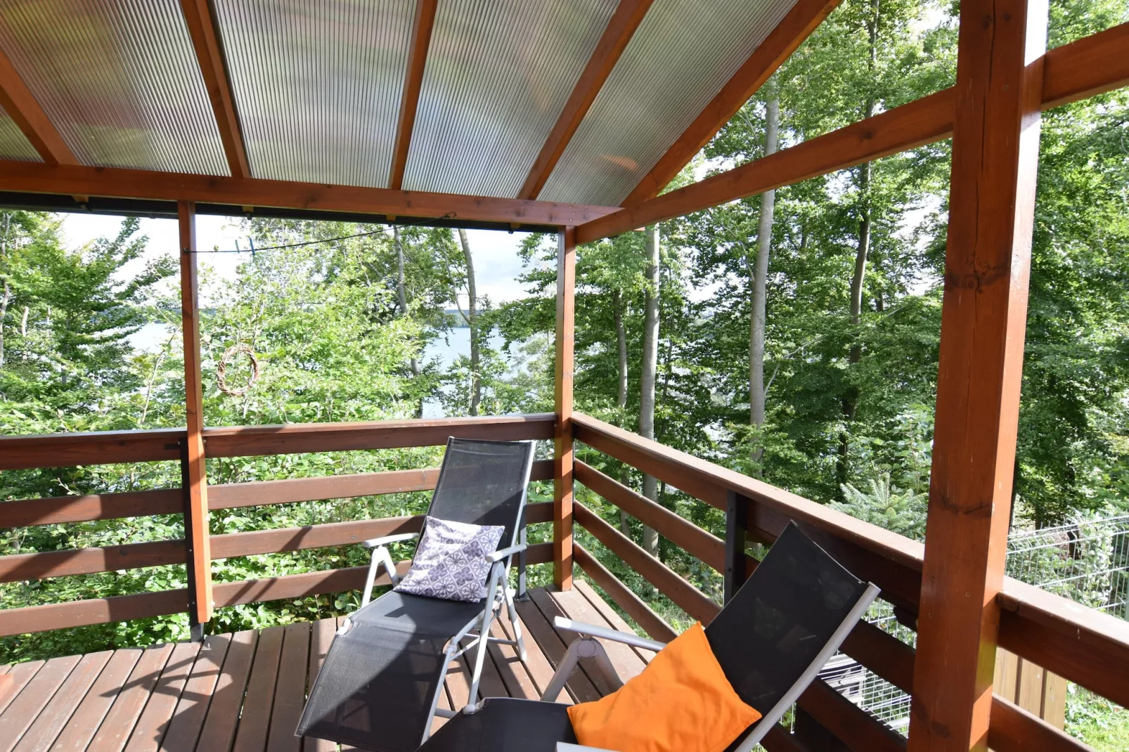 Holiday home Parchowo-Terrace balcony