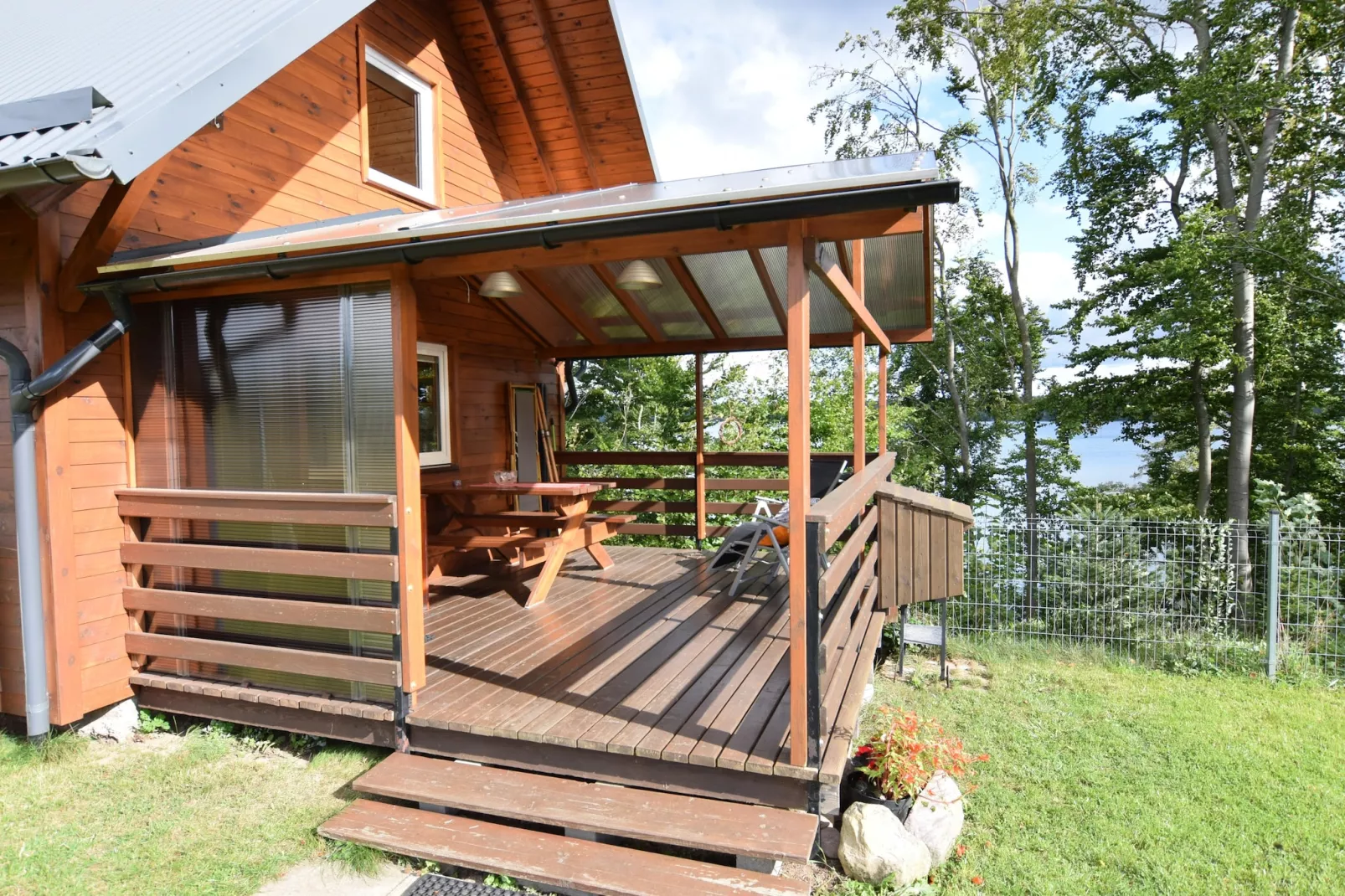 Holiday home Parchowo-Terrace balcony