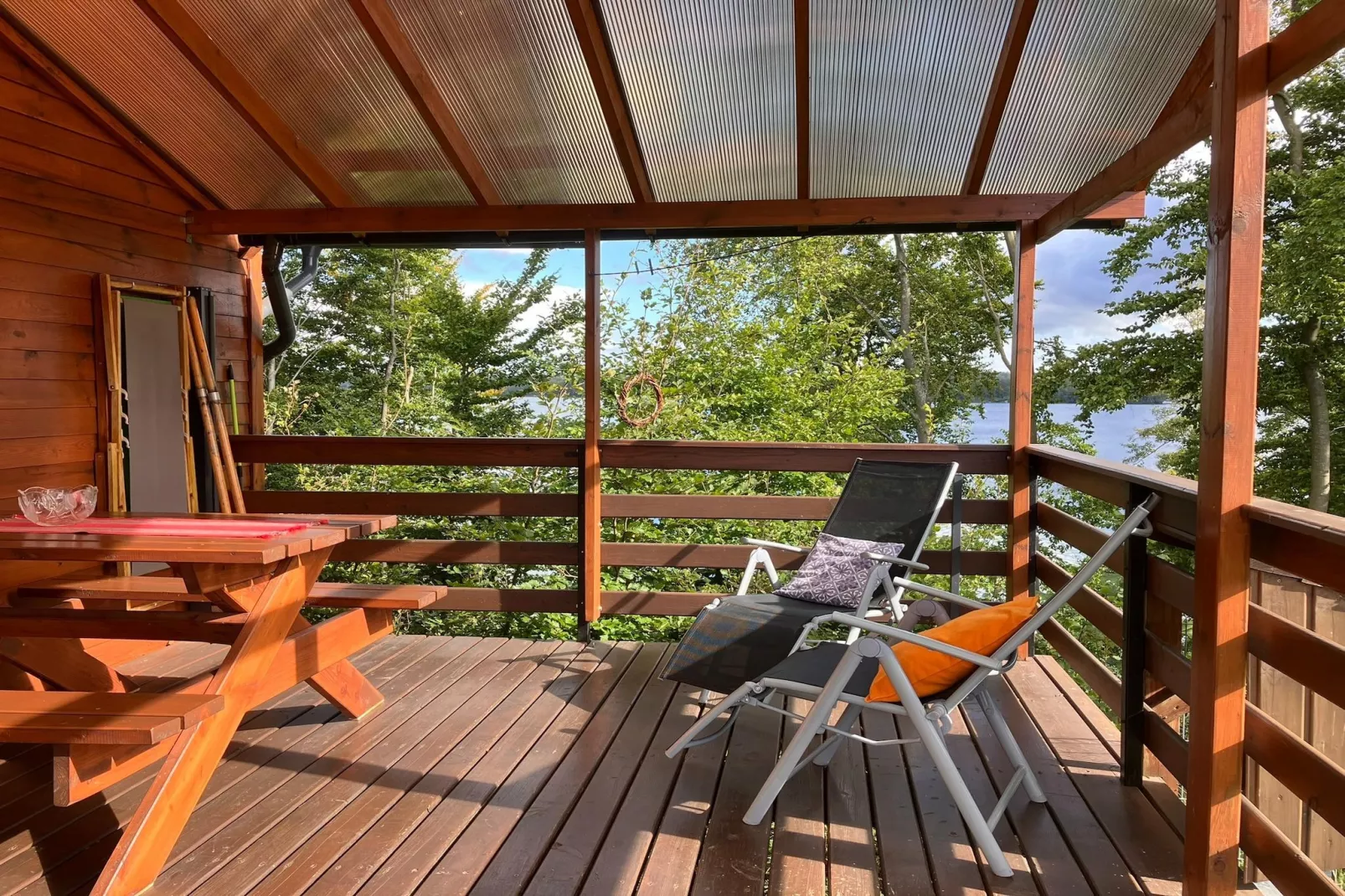 Holiday home Parchowo-Terrace balcony