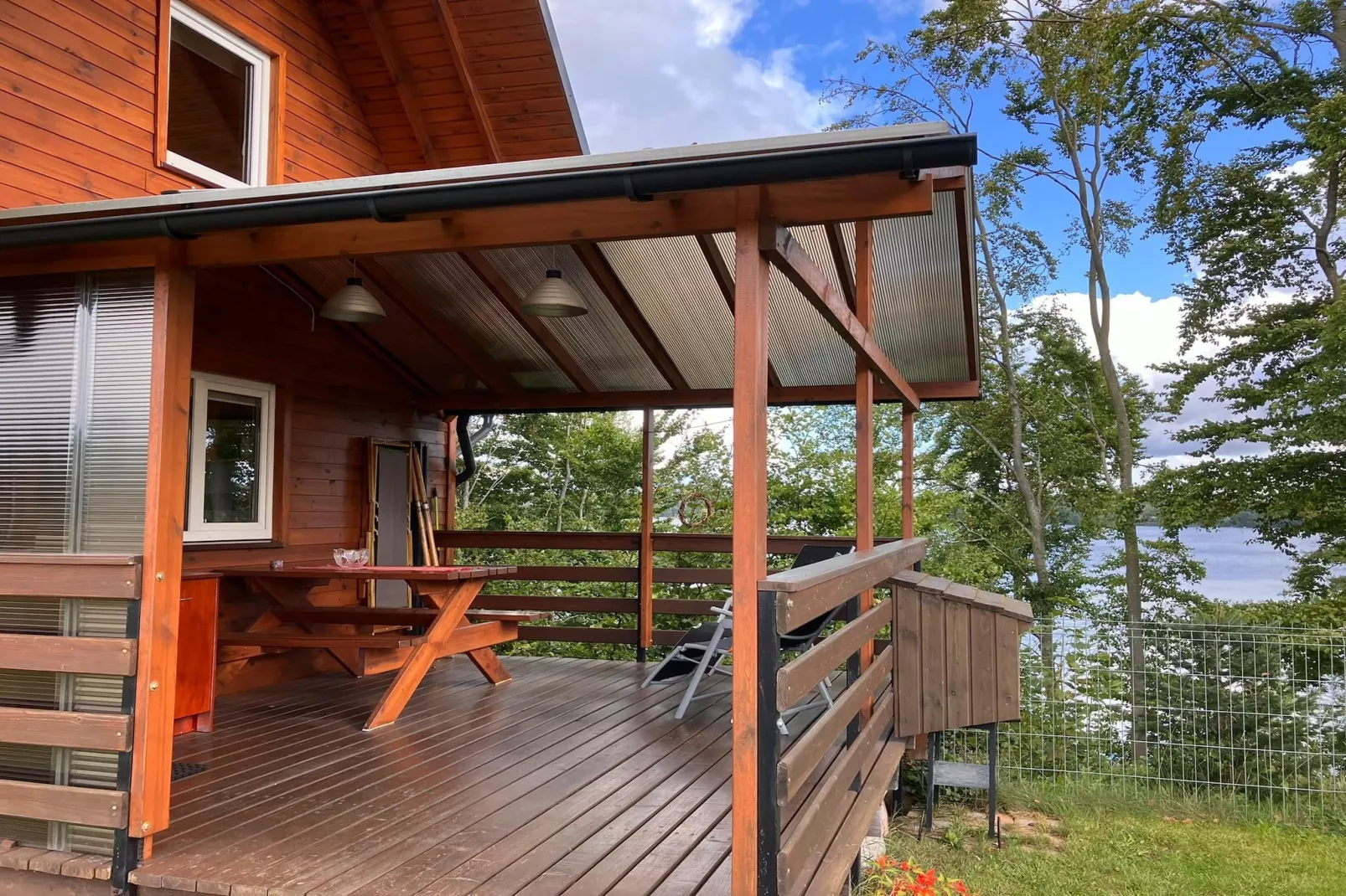 Holiday home Parchowo-Terrace balcony