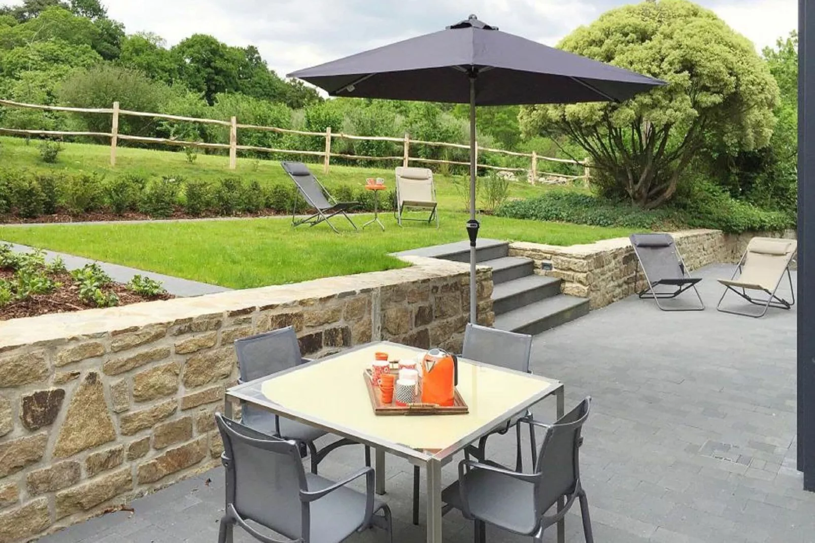 Landhaus Landéleau-Balcon-terrasse