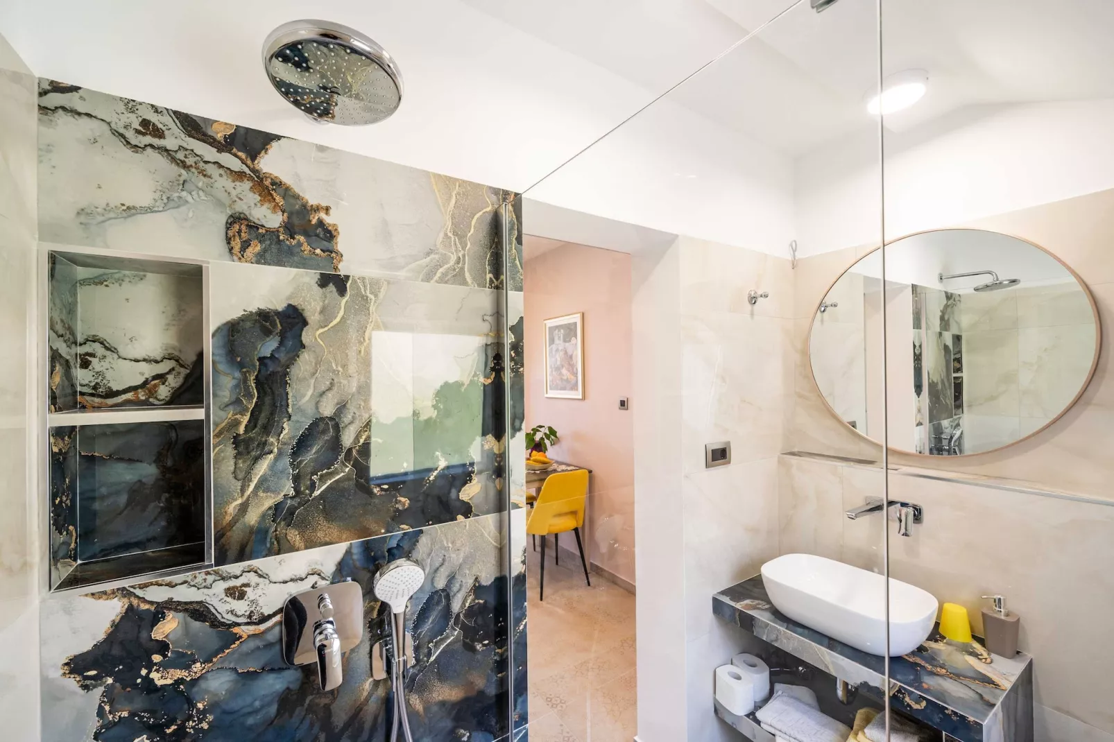 Apartment Villa Palma- Studio Apartment with Balcony and Sea View (Studio apartman 1)-Bathroom