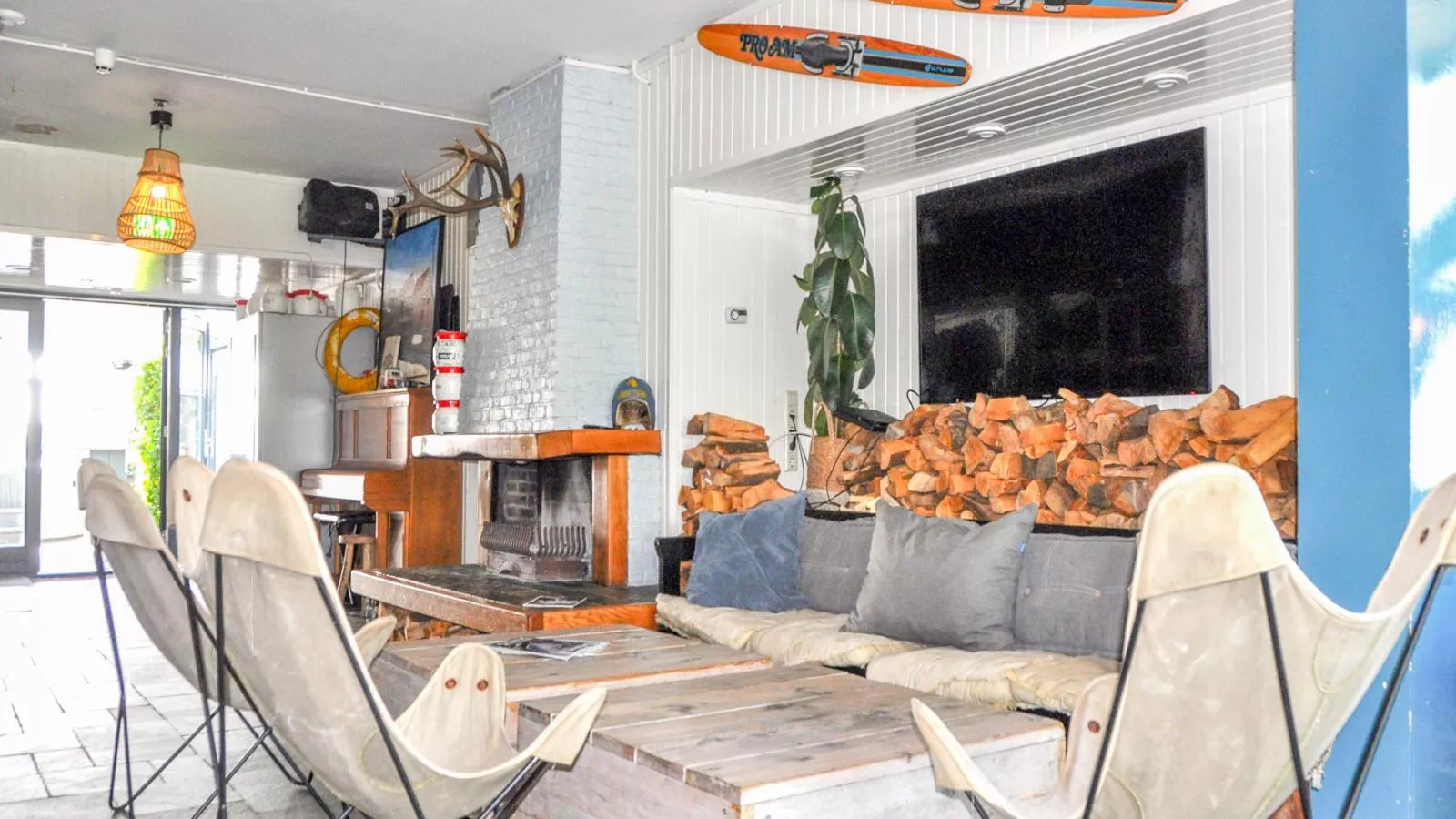 De Kaag Watersport Groepsaccommodatie - 80 pers-Living room