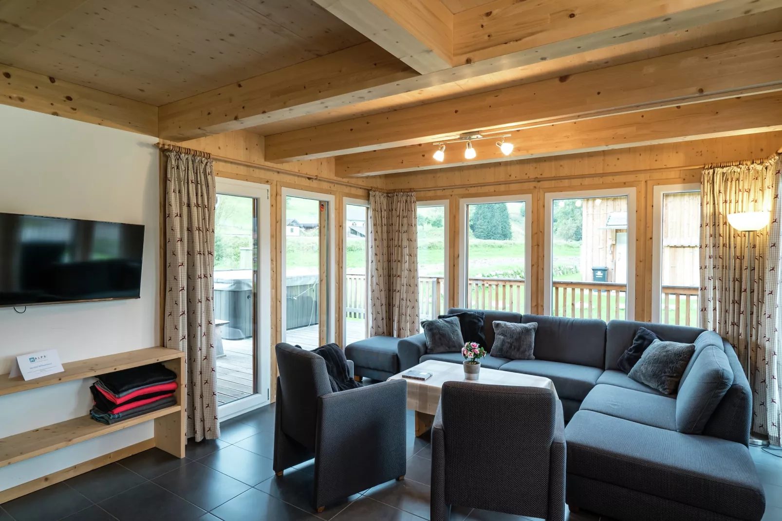 Feriendorf Murau 1-Wohnzimmer