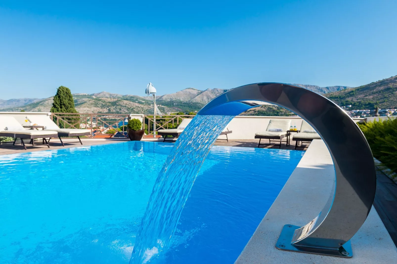 Apartments Villa Peragro - Superior Studio Apartment (PLAVI)-Pool