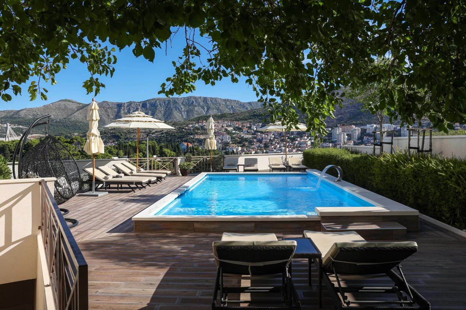 Apartments Villa Peragro - Superior Studio Apartment (PLAVI)-Pool