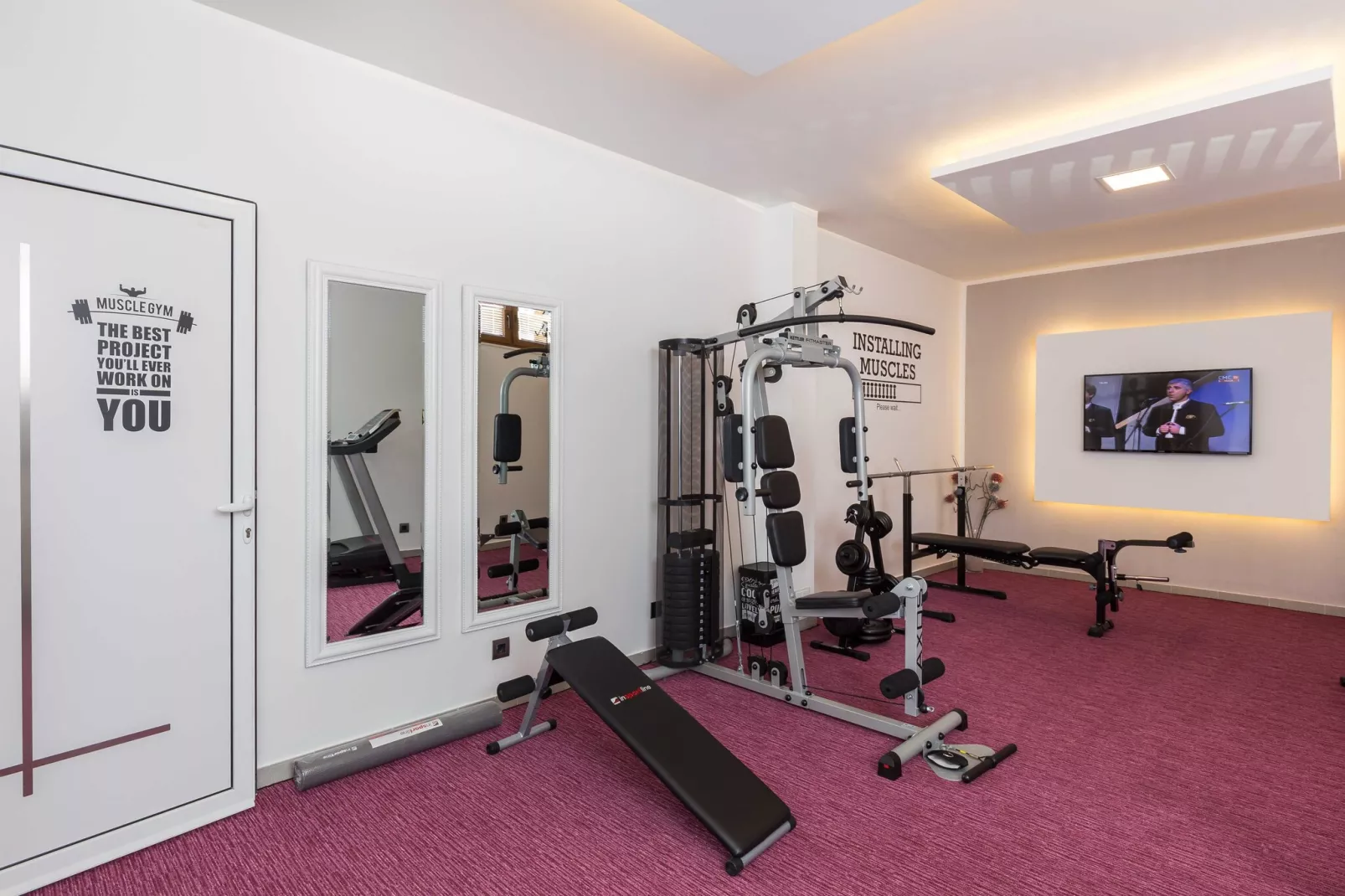 Apartments Villa Peragro - Standard Studio Apartment (CRVENI)-Gym