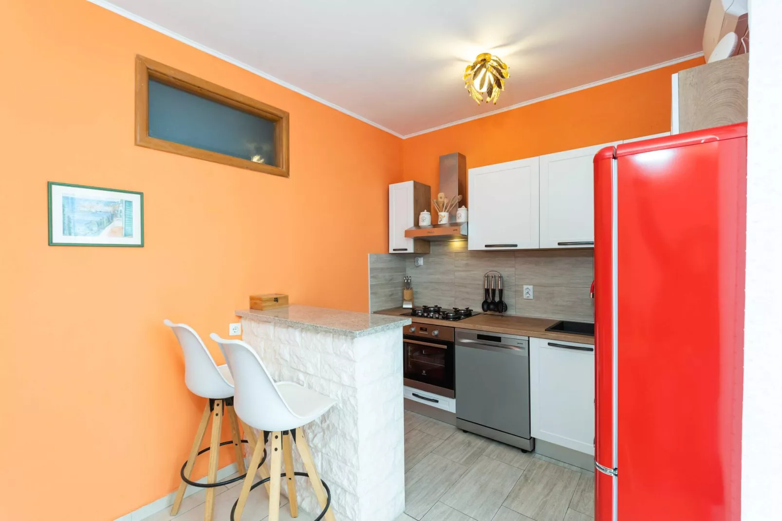 Villa Adrian - Six Bedroom Villa with Swimming pool and Sea View-Kitchen