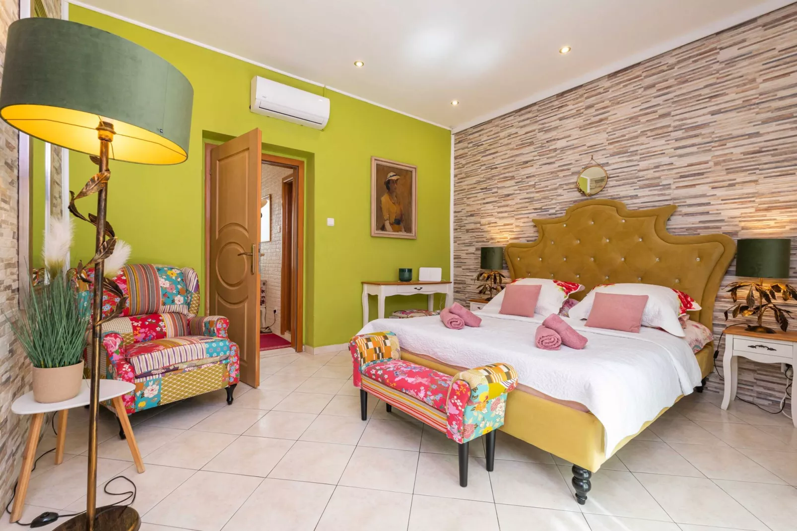 Villa Adrian - Six Bedroom Villa with Swimming pool and Sea View-Bedroom