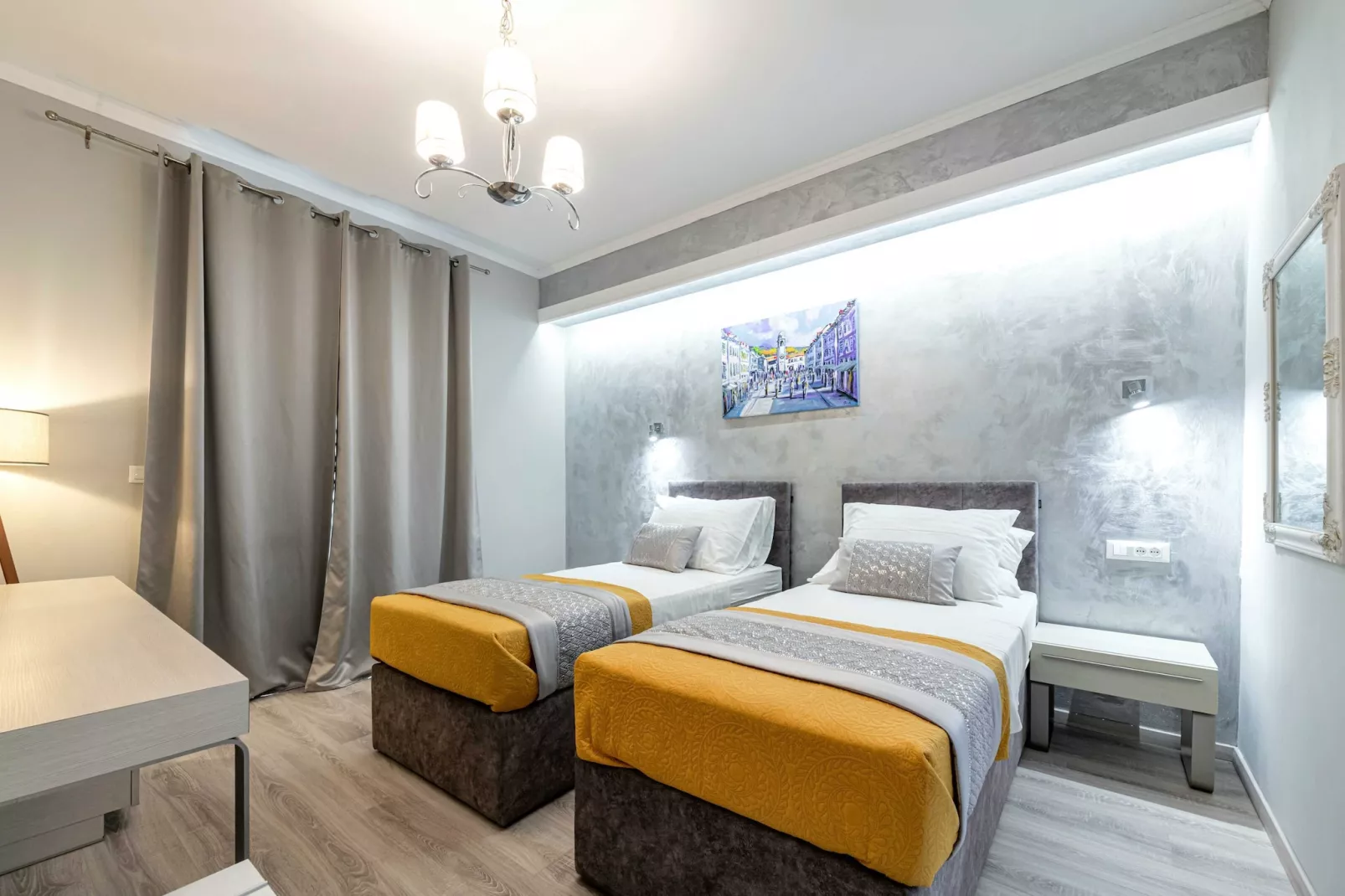 Villa Dubelj Dubrovnik -Deluxe Double or Twin Room with Balcony-Schlafzimmer