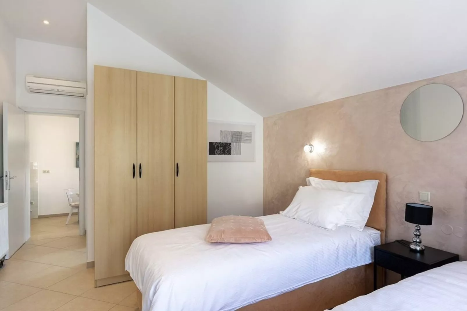 Apartments Subrenum - Comfort Two Bedroom Apartment with Terrace and Sea View (A2)-Bedroom