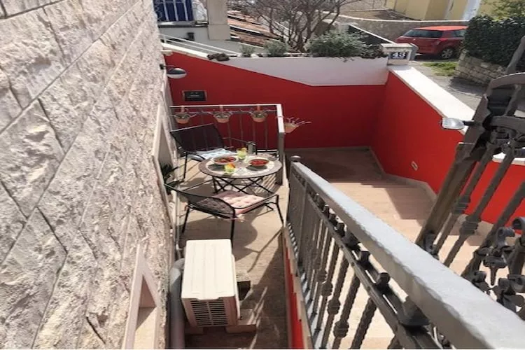 Apartments Subrenum - Superior Studio Apartment with Small Terrace (S4)-Outdoor