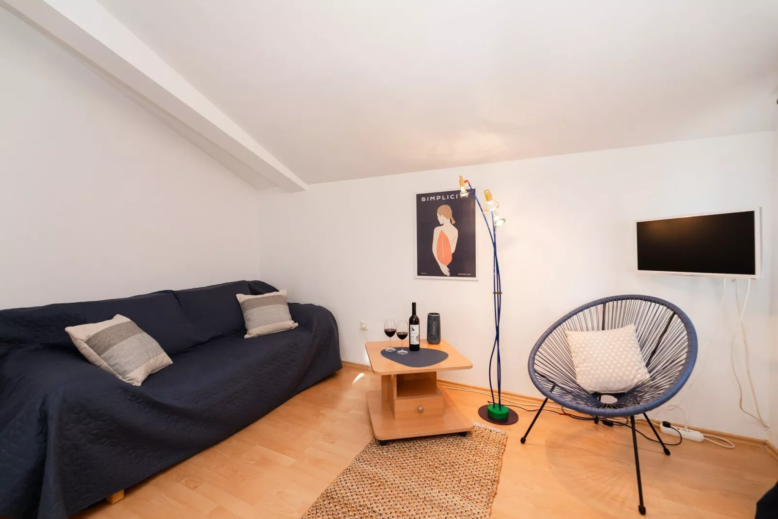 Apartments Roda - Standard One Bedroom Apartment with Terrace (Helena) - (ST)-Living room