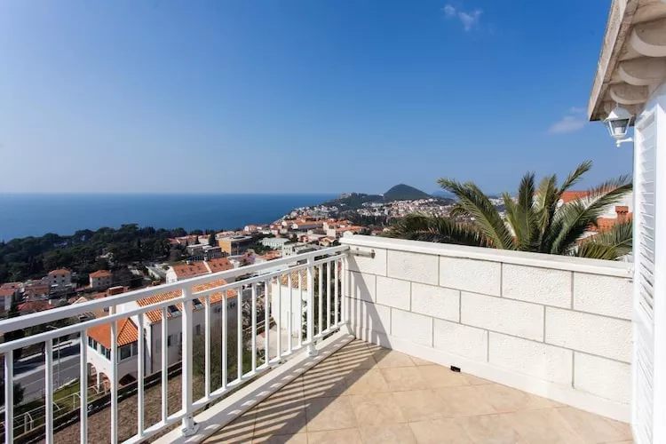 Guest House Old Town View - One Bedroom Apartment  with Balcony and Sea View - A 2+2 (Romantic)-Terrace balcony