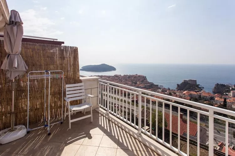 Guest House Old Town View - One Bedroom Apartment  with Balcony and Sea View - A 2+2 (Romantic)-View
