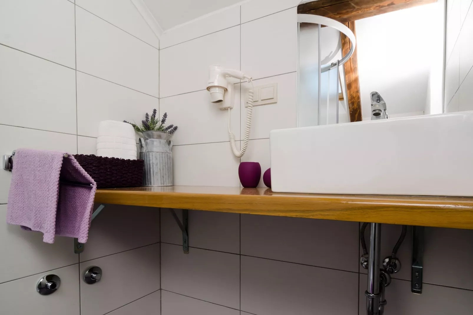 Lavender Garden Apartments - Comfort Studio Apartment with Side Sea View (Second Floor) - APT 5-Bathroom
