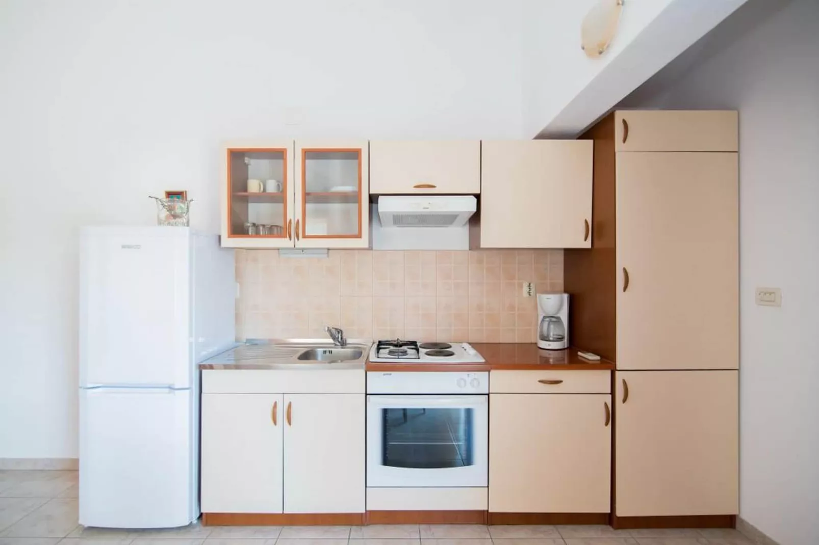Apartments Ana & Bogdan - One Bedroom Apartment with Balcony and Sea View (A2) (ST)-Kitchen