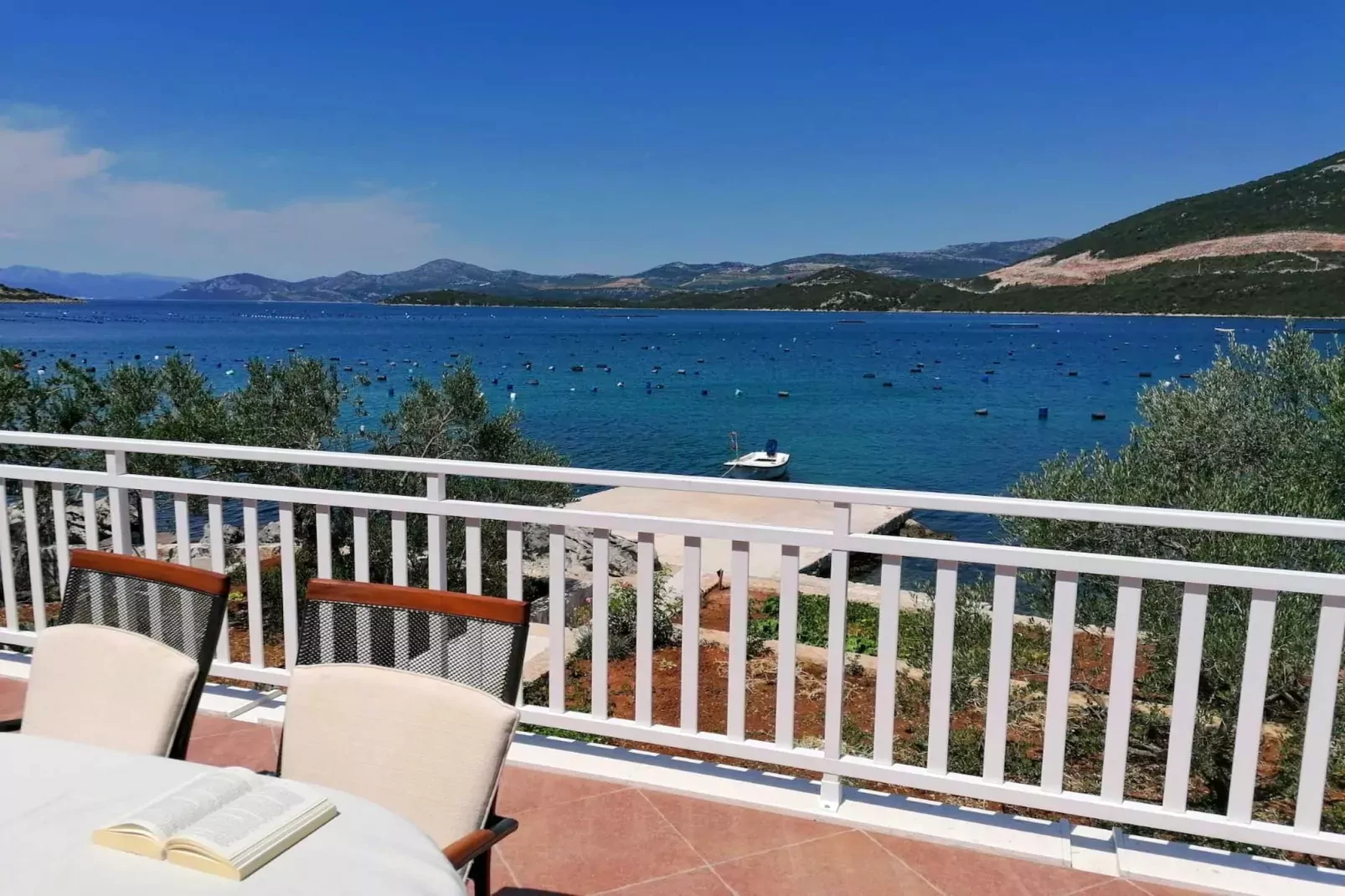 Holiday Home Blue Dream - Two Bedroom Apartment with Terrace and Sea View (A2)-Terrasse