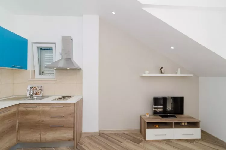 Apartments Marmo - Superior One Bedroom Apartment with Balcony and Sea View (Apartman 3)-Living room
