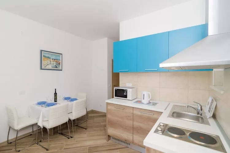 Apartments Marmo - Superior One Bedroom Apartment with Balcony and Sea View (Apartman 3)-Kitchen