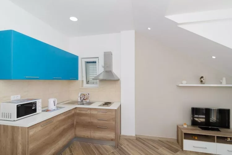 Apartments Marmo - Superior One Bedroom Apartment with Balcony and Sea View (Apartman 3)-Kitchen