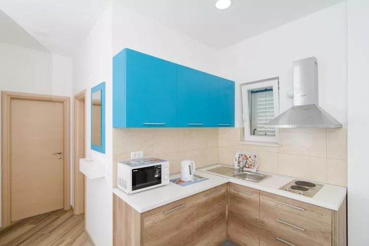 Apartments Marmo - Superior One Bedroom Apartment with Balcony and Sea View (Apartman 3)-Kitchen