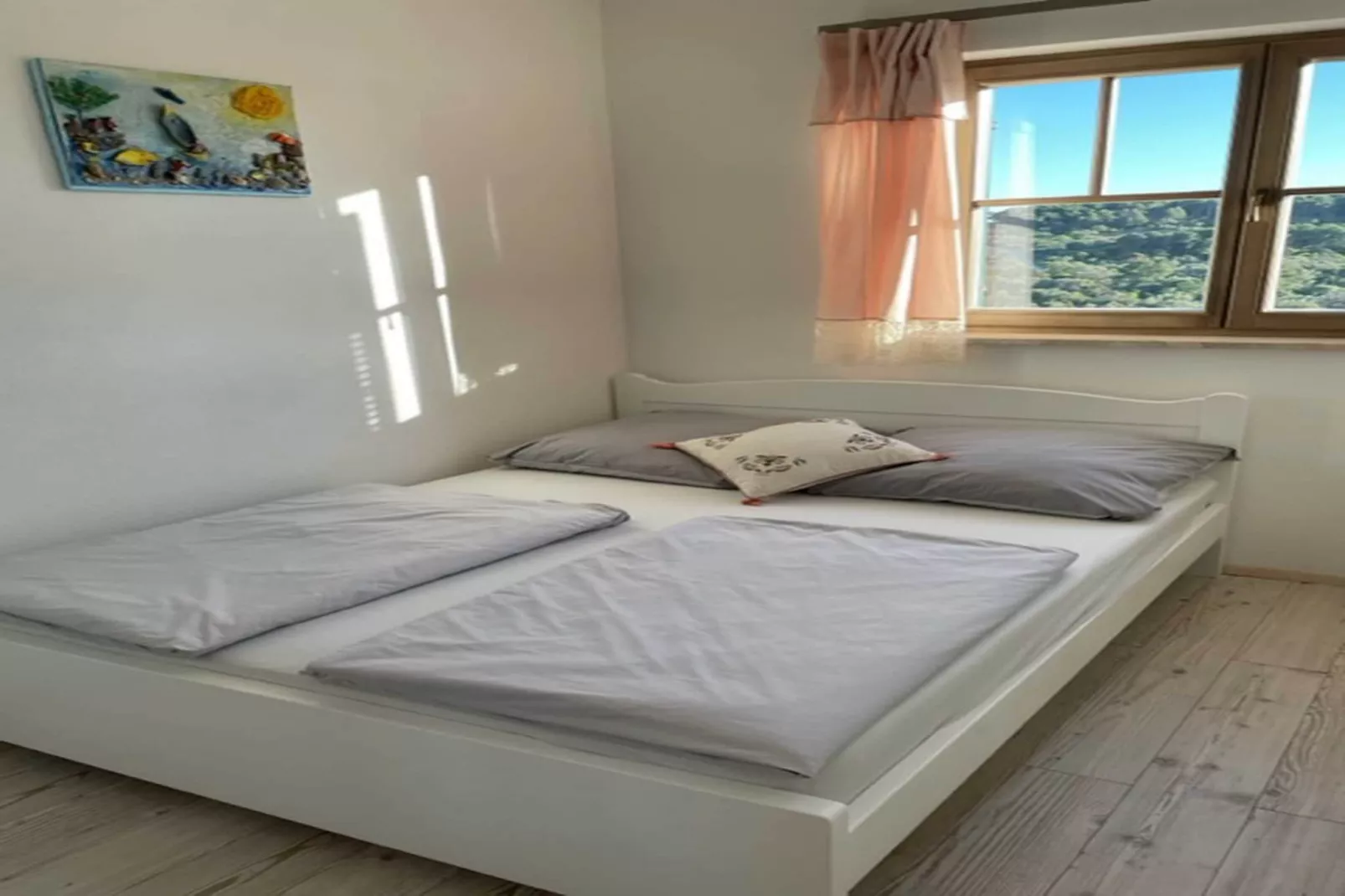 Apartments Villa Kameja - One Bedroom Apartment with Balcony and Nature Reserve View (Zeleni)-Chambre