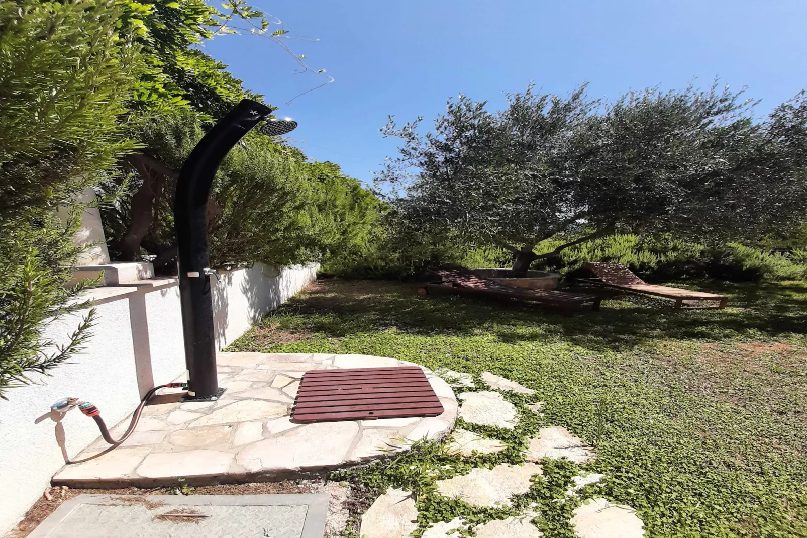 Apartments Trstenica-One Bedroom Apartment with Terrace ( A )-Gardens summer