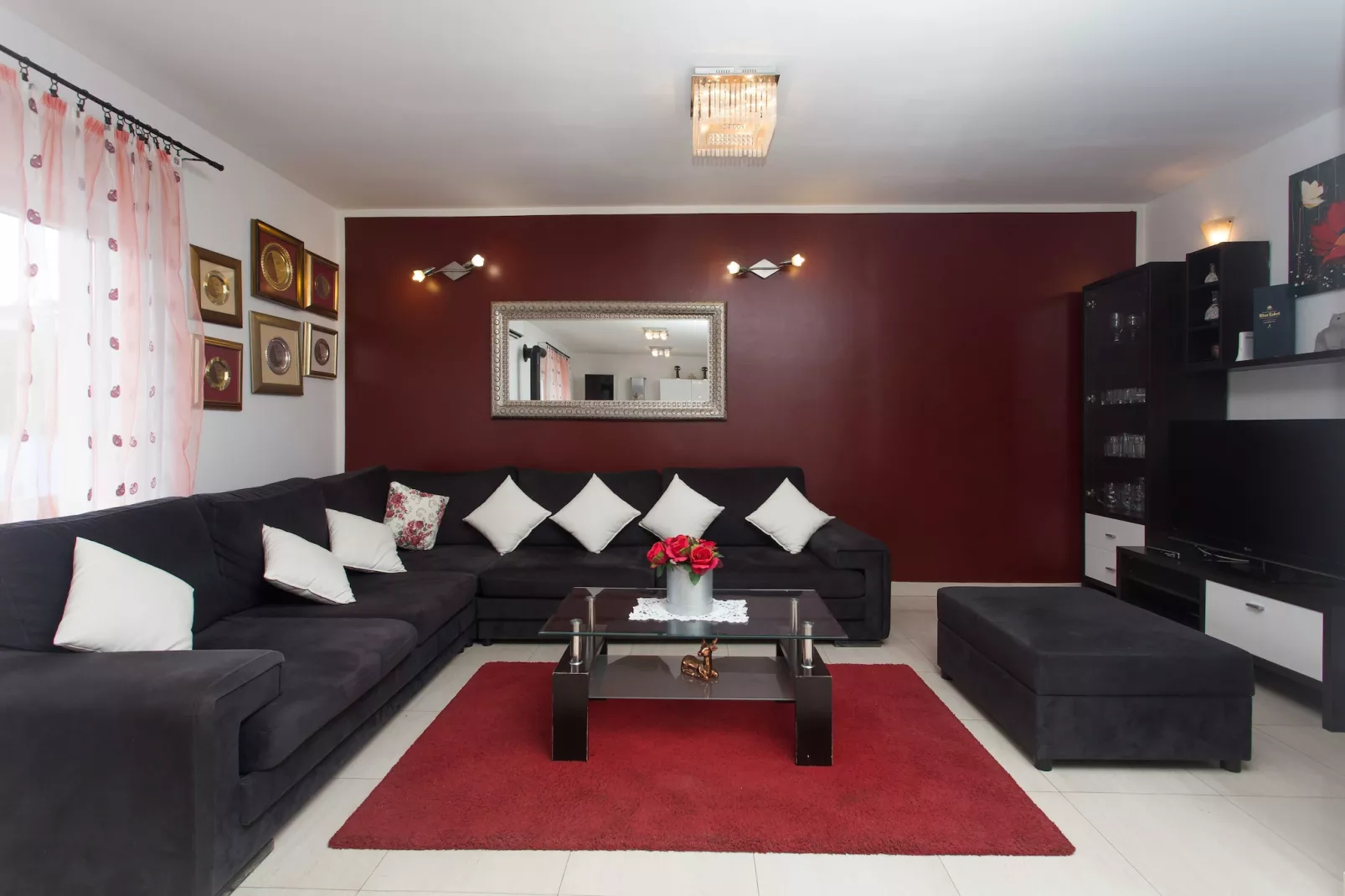 Villa Tomic - Four-Bedroom Villa with Private Pool-Living room