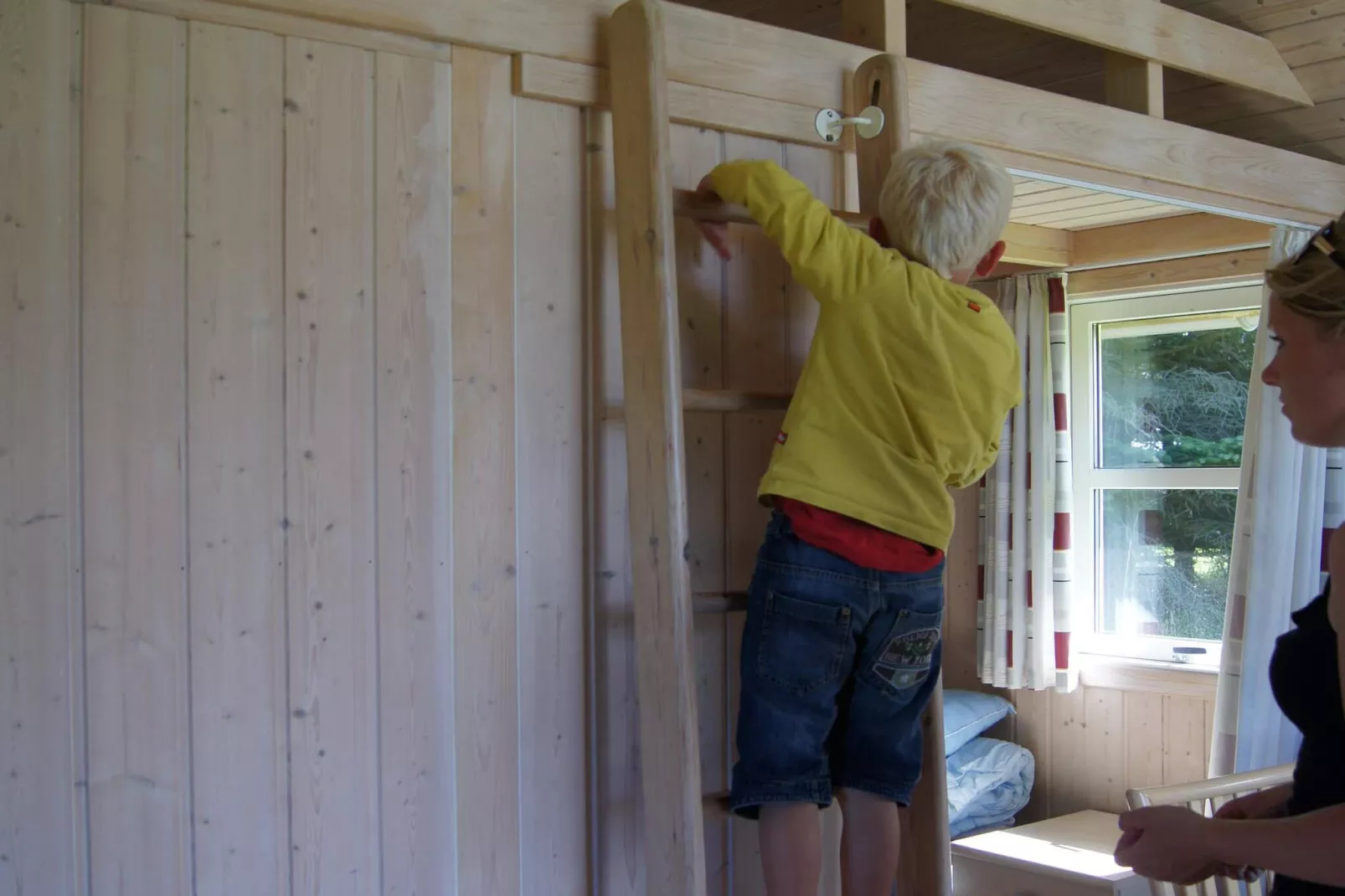 Cabin in camping resort with heating-Indoor