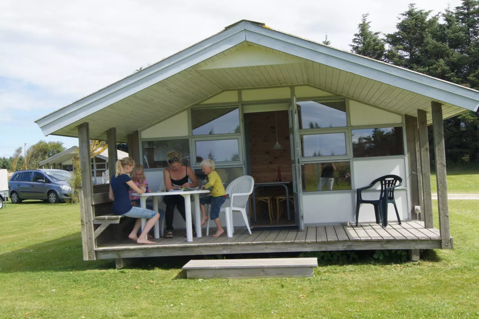 Pretty cabin in camping resort-Outdoor