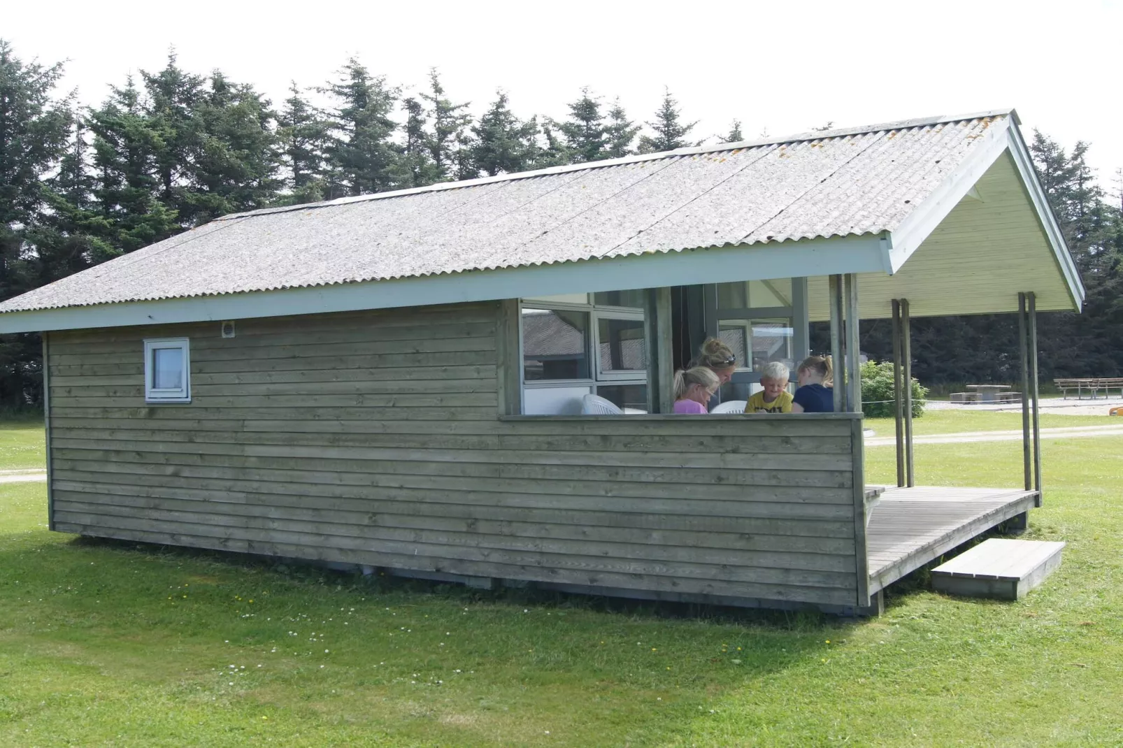 Pretty cabin in camping resort-Outdoor