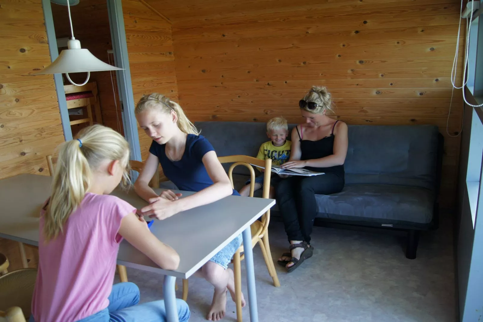 Pretty cabin in camping resort-Indoor