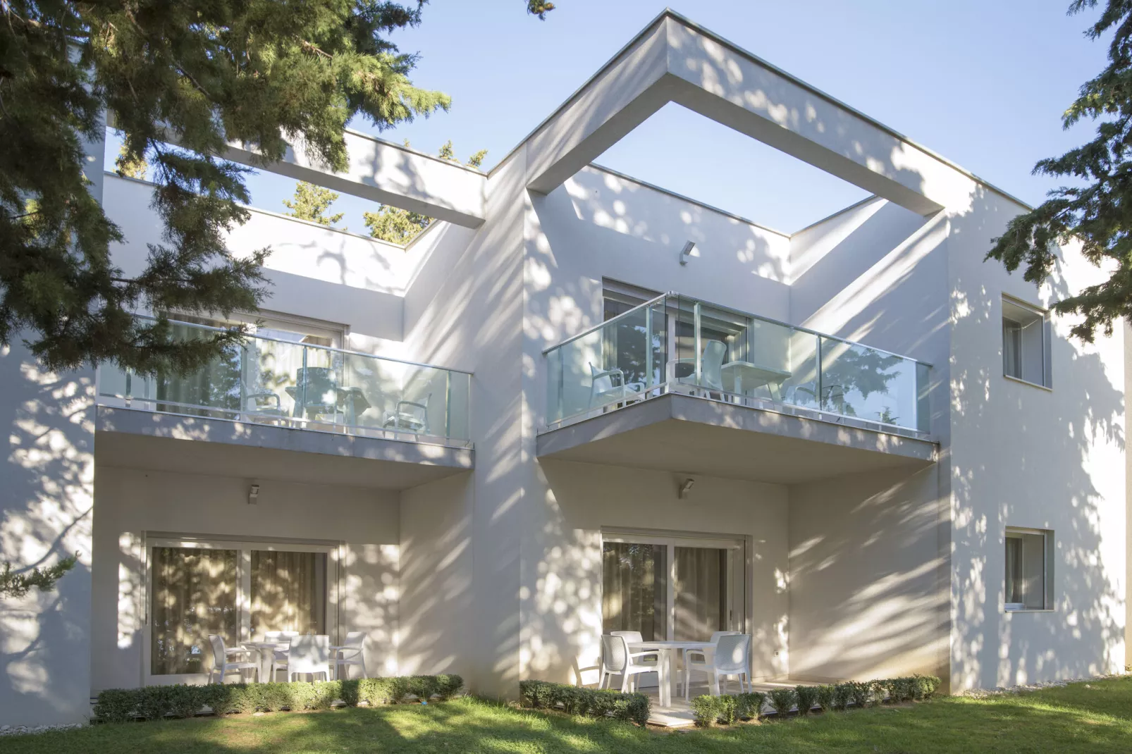 Residence Premium Crvena Luka Biograd Family Apartment Sea Side 88 qm-Außenbereich Sommer