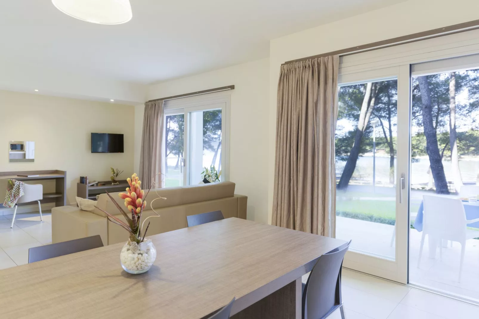 Residence Premium Crvena Luka Biograd Family Apartment Sea Side 88 qm-Wohnzimmer