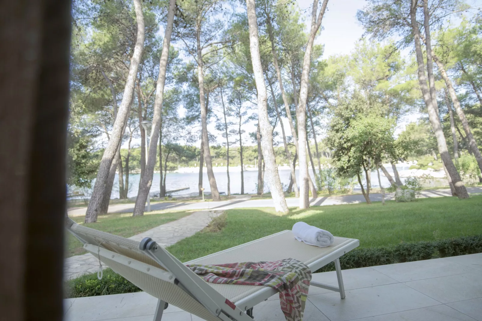 Residence Premium Crvena Luka Biograd Family Apartment Sea Side 88 qm-Gärten Sommer