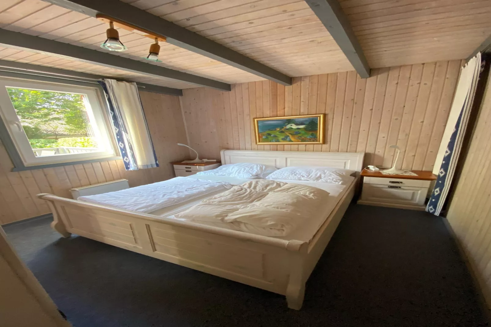FH Wildgans Comfort mit Sauna & Kaminofen 81 qm 85-Bedroom