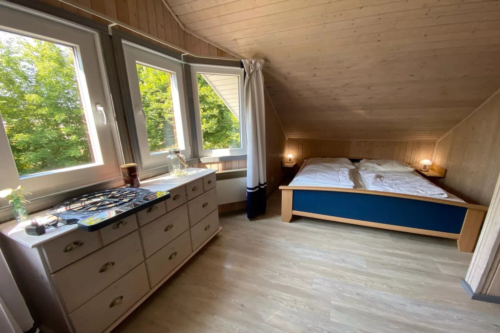 FH Wildgans Comfort mit Sauna & Kaminofen 81 qm 85-Bedroom