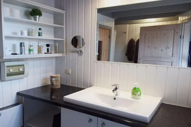 FH Wildgans Comfort mit Sauna & Kaminofen 81 qm 156-Salle de bain