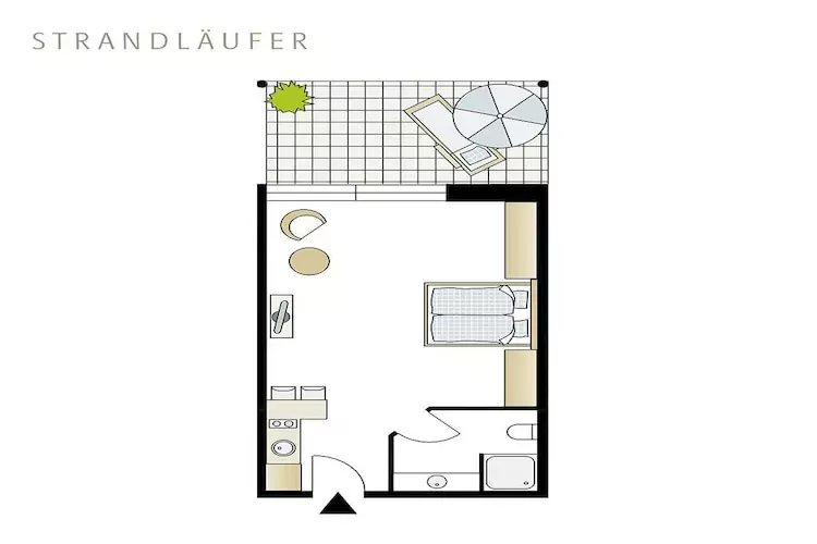 Apartment Strandläufer 110-Floor plan