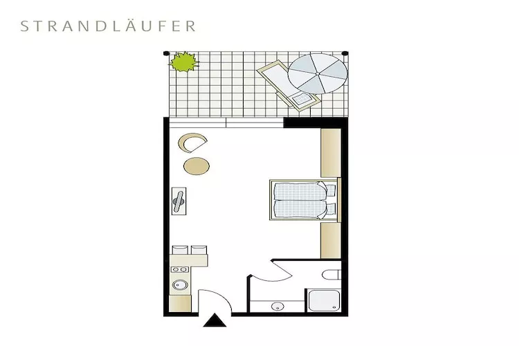 Apartment Strandläufer 116-Floor plan