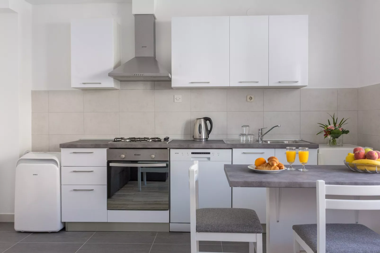 Apartments Oleander Sea View - One Bedroom Apartment with Terrace and Sea View (Mali)-Kitchen