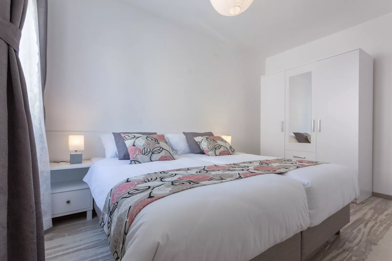 Apartments Oleander Sea View - One Bedroom Apartment with Terrace and Sea View (Mali)-Bedroom